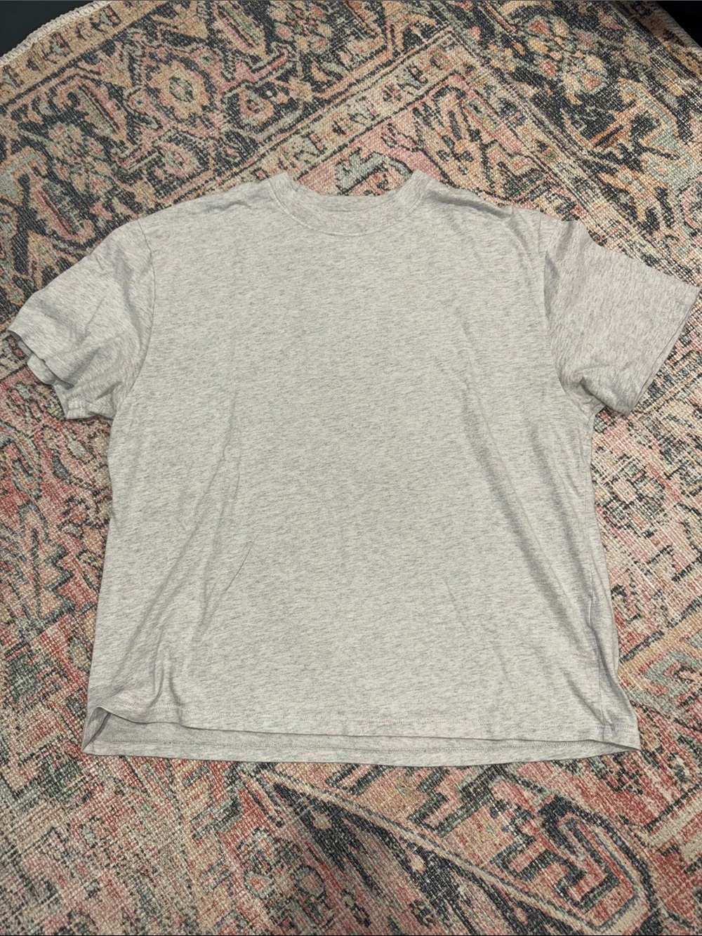 Abercrombie & Fitch Light Heather Gray Easy Tee